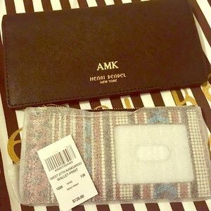 Henri Bendel Engraved West 57th Wallet